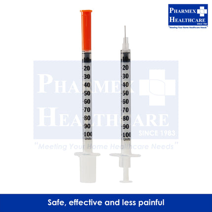 BD Ultra-Fine II 31G x 8mm Insulin Syringe, 100's/Box - 1490-2