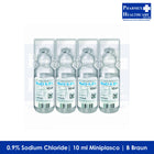 B BRAUN Miniplasco Injection, Sodium Chloride 0.9%, 10ml, 1 Ampoule