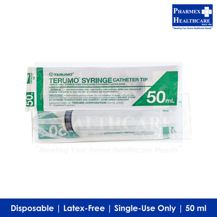 TERUMO Syringes, 50cc, Catheter Tip, Tube Feeding , 1  Pcs