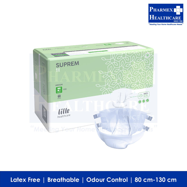 LILLE SUPREM Fit Adult Diapers, Green Super