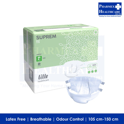 LILLE SUPREM Fit Adult Diapers, Green Super-1