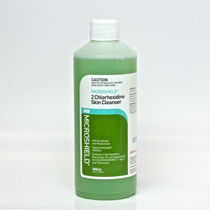 Microshield Skincare Cleanser w/2% Chlorhexidine, 500ml