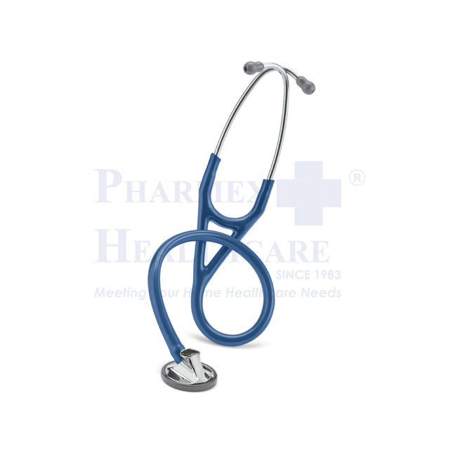 3M Littmann Master Cardiology™ Stethoscope 2164 | Standard-Finish Chestpiece, Navy Blue Tube
