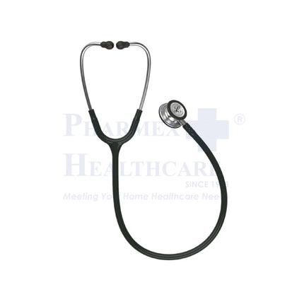 3M Littmann Classic III™ Stethoscope 5620 | Standard-Finish Chestpiece, Black Tube