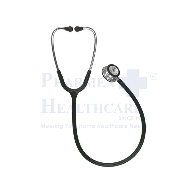 3M Littmann Classic III™ Stethoscope 5620 | Standard-Finish Chestpiece, Black Tube
