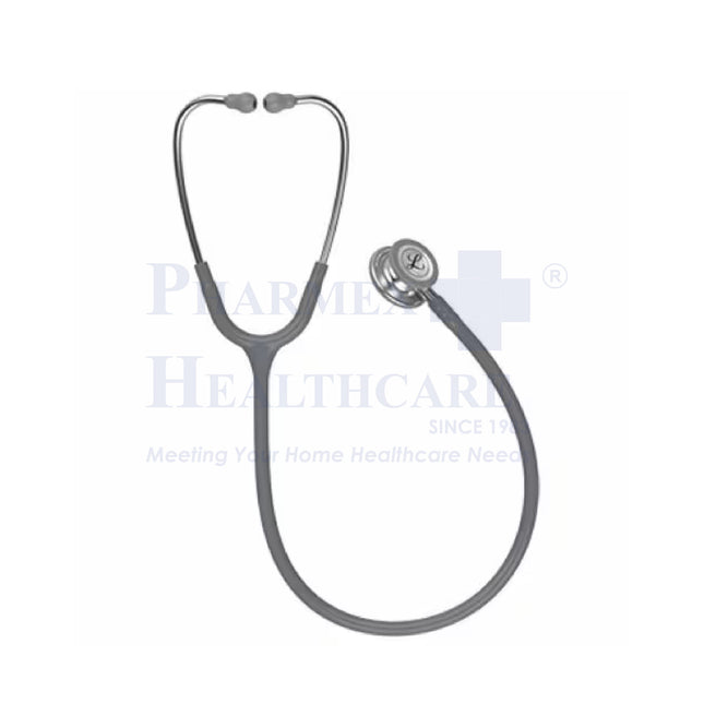 3M Littmann Classic III™ Stethoscope 5621 | Standard-Finish Chestpiece, Gray Tube