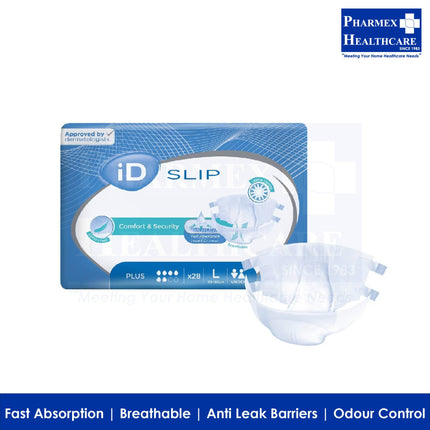 ID Expert Slip Plus Adult Diapers - Medium & Large - 3581-2