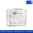 iD Expert Protect Super Underpads (90cm x 180cm, 20 Pcs/Bag)