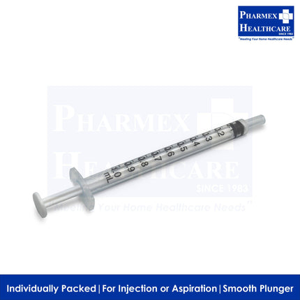 NIPRO Syringes Without Needle Luer Slip (5 Available Sizes) - 2803-2