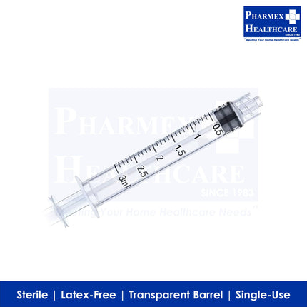 NIPRO Syringes Without Needle Luer Lock (4 Available Sizes)