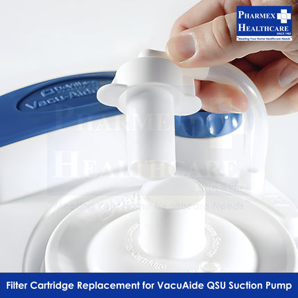 DeVilbiss Filter Cartridge Replacement for VacuAide QSU Suction Pump-1