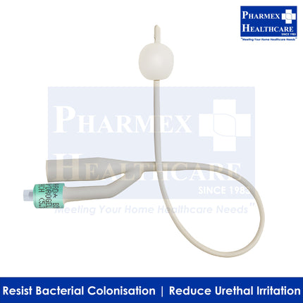 BIOCATH HydroGel Foley Catheter, 2 Way, 10ml Balloon, 10pcs/Box - 1355