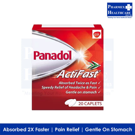 Panadol Actifast, 20s/Box (Single / Twin Pack)