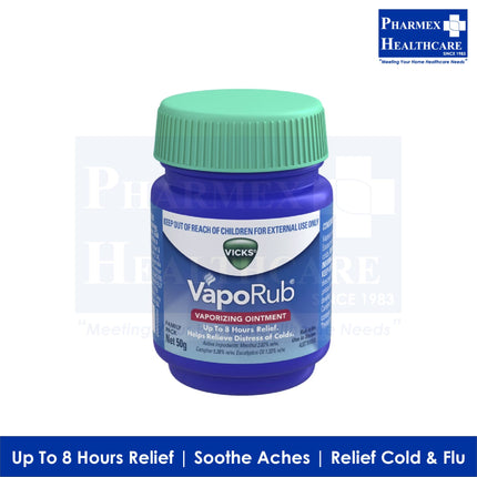 Vicks VapoRub Vaporizing Ointment, 50g