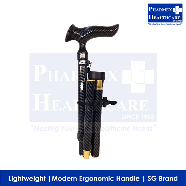 AGE GRACEFULLY Foldplus Ergonomic Walking Stick-1