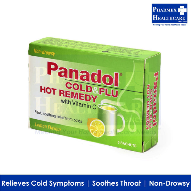 Panadol Cold & Flu Hot Remedy, 5s/Box (Single / Twin Pack)