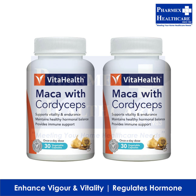 VITAHEALTH Maca with Cordyceps 2 × 60's/Box