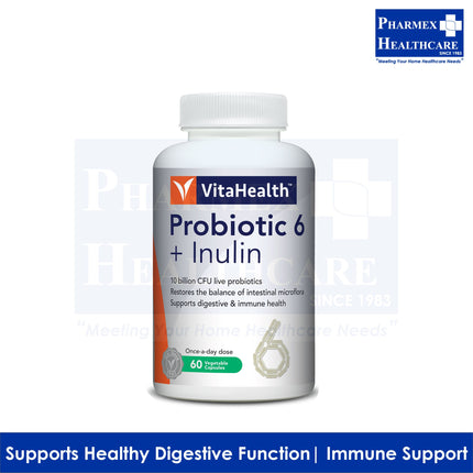 VITAHEALTH Probiotic 6 + Inulin 60's