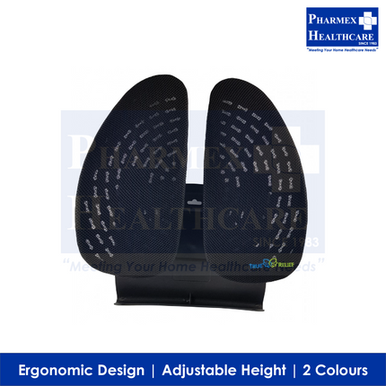 TRUE RELIEF Double-wing Ortho-Lumbar & Back Support with Adaptive Spring Suspension + Mesh Cover (Available in 2 colors )