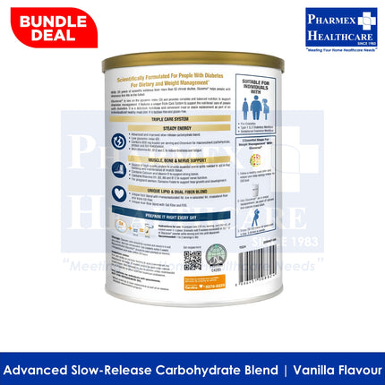 ABBOTT Glucerna Triple Care Powder, 800g (2 Flavours) - 3212-2
