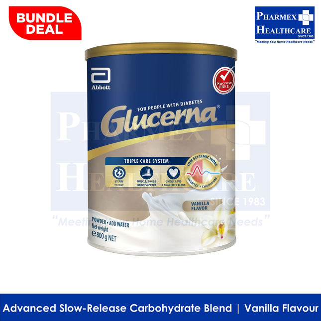 ABBOTT Glucerna Triple Care Powder, 800g (2 Flavours) - 3212