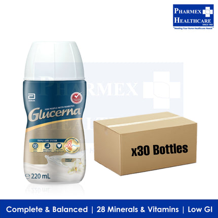 ABBOTT Glucerna Triple Care 220ml x 30 Bottles