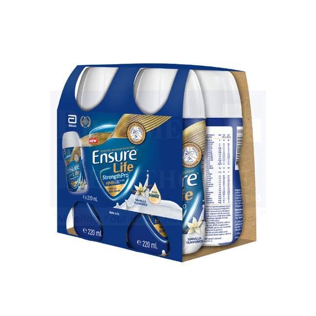 ABBOTT Ensure Life StrengthPro Liquid 220ml x 24 Bottles (2 Flavours) - 3523-2