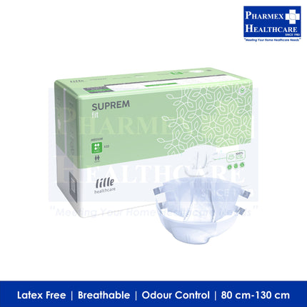 LILLE SUPREM Fit Adult Diapers, Green Super (Carton) - 3579-2