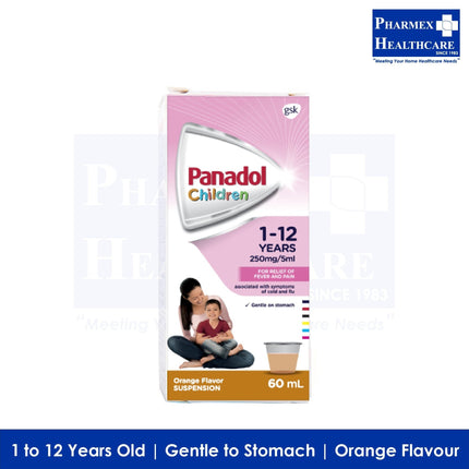 Panadol Children's Suspension 1-12 Years (60ml), (Single / Twin Pack)-2