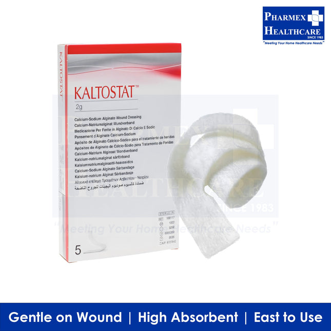 CONVATEC Kaltostat Calcium Alginate Dressing, 2g
