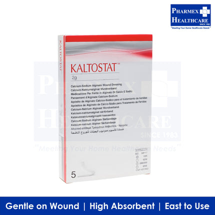 CONVATEC Kaltostat Calcium Alginate Dressing, 2g-2