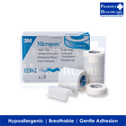 3M Micropore Surgical Tape, 02-Inch x 9.1m, 3M-1530-2, 1 Rol