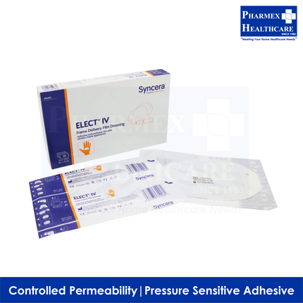 SMITH & NEPHEW Elect IV Frame Transparent Dressing, 10cm x 12cm, 1 Pc-1
