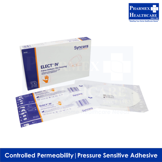 SMITH & NEPHEW Elect IV Frame Transparent Dressing, 10cm x 12cm, 1 Pc-1