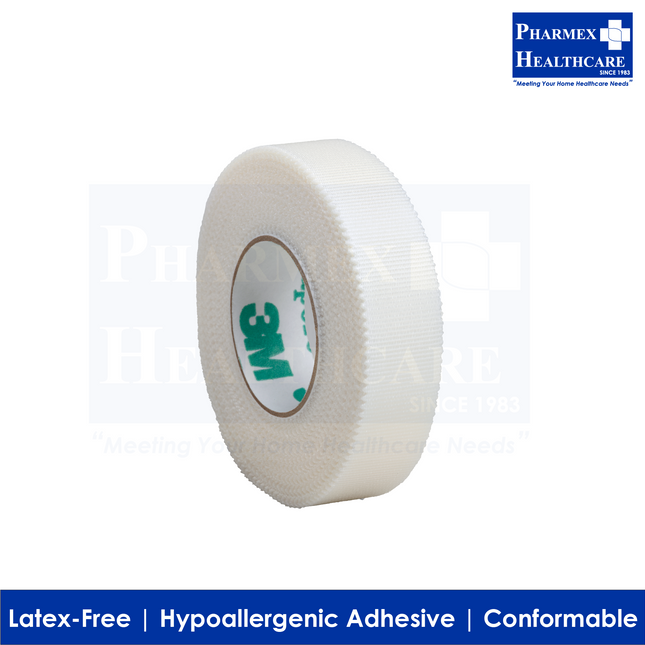 3M Durapore Surgical Tape, 1/2 Inch x 10 Yds, 1 roll