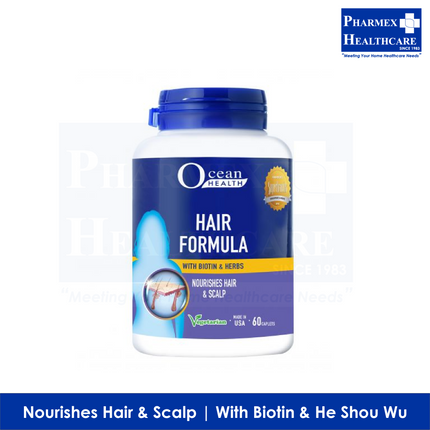 Ocean Health Hair Formula, 60 caplets