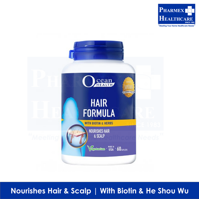 Ocean Health Hair Formula, 60 caplets