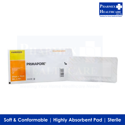 SMITH & NEPHEW Primapore Dressing Adhesive, per piece (4 Sizes Available)-3