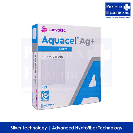 CONVATEC Aquacel Ag+ Extra 10cm x 10cm, 1s