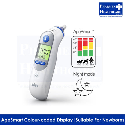 BRAUN Infrared Ear Thermometer, ThermoScan® 7+ IRT6525-2