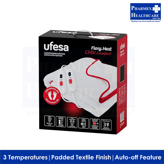 UFESA FX CMN Comfort Underblanket Cotton Double (150cm x 130cm) / Feet Zone-1