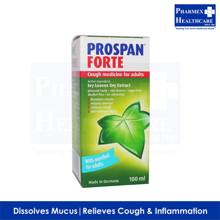 PROSPAN Forte Cough Medicine For Adults , 100ml, 1 Bottle