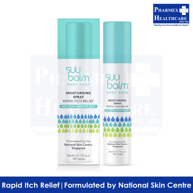 SUU BALM Rapid Itch Relief Moisturising Spray 50ml