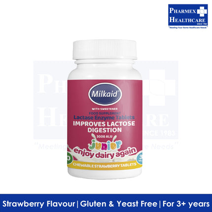 Milkaid Junior Lactase Enzyme Chewable Tablets 60's