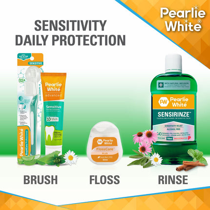 Pearlie White Sensirinze Fluoride Mouth Rinse for Sensitive Teeth 750ml-8