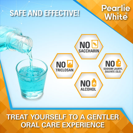 Pearlie White Fluorinze Anti-bacterial Fluoride Mouth Rinse 750ml-5