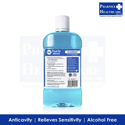 Pearlie White Fluorinze Anti-bacterial Fluoride Mouth Rinse 750ml-8