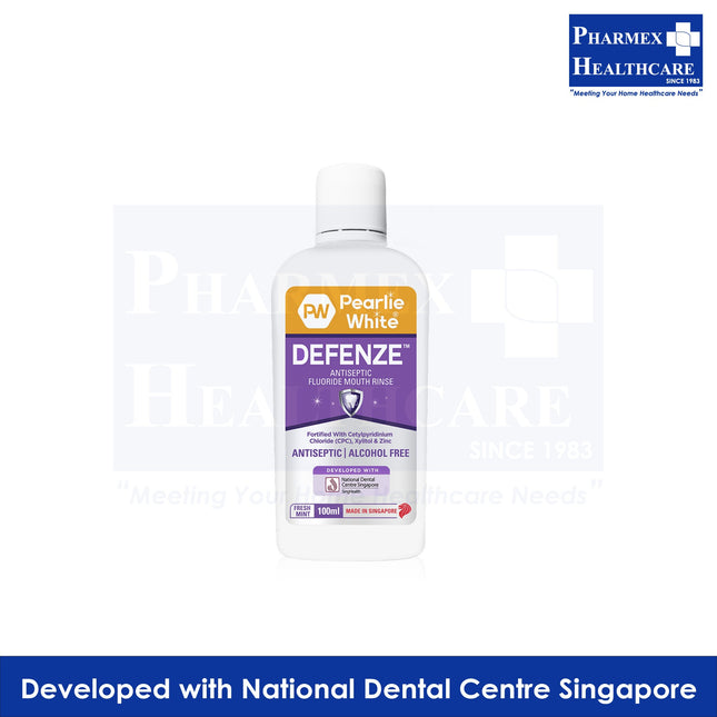 Pearlie White Defenze Antiseptic Mouth Rinse 100ml