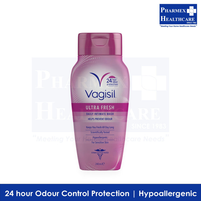 Vagisil® Patented Odour Control Technology Ultra Fresh Feminine Wash 240ml