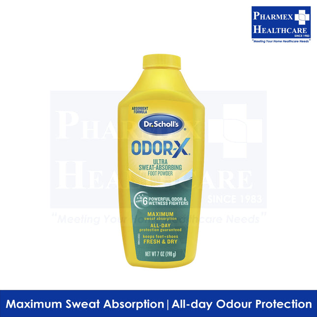 Dr.Scholl OdorX Ultra Sweat-Absorbing Foot Powder 7oz
